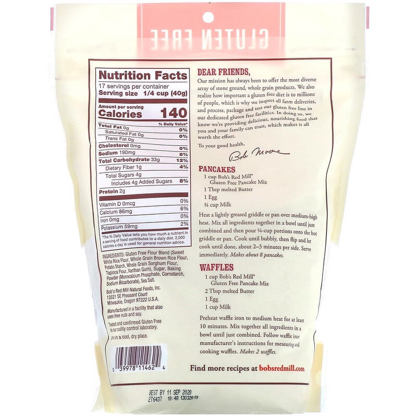 Bob's Red Mill - Gluten Free Pancake Mix - 24 oz(Pack of 2)