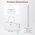 thumbnail image 2 of Clutch Purse Evening Clutch Bag Handbag Cross Body Bag for Women Formal Wedding Club, 2 of 6