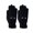 Black, variant on Cute Cartoon Face Fuzzy Winter Gloves, Plush Coral Fleece Full‑Finger Warm Gloves, Soft Cozy Gloves for Cold‑Weather Daily Wear White Free Size
