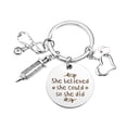 thumbnail image 2 of TISHITA Nurse Keychain Celebration Handbag Bag Decoration Birthday Nursing Key Chain, 2 of 8
