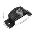 Inner Ceiling Fan WEUVEB Industrial Ceiling Fan Mount Bracket Black Hanging Hook ...