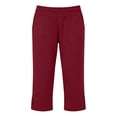 thumbnail image 3 of Luvrsol Capris for Women Wide Leg Capri Pants Buttery Soft Stretch Casual Lounge Cropped S-2XL, 3 of 7