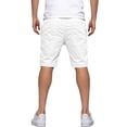 thumbnail image 2 of Cethrio Boys Cargo Shorts, Casual Summer Knee Length Elastic Waist Running Shorts White Size 10-12, 2 of 7