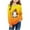 Yellow, variant on Halloween Toddler Crew Neck Sweatshirts Long Sleeve Casual Gradient Ghost Print Orange Size 11 Years
