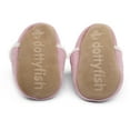 thumbnail image 5 of Dotty Fish Toddler Suede Slippers - Non-Slip, Soft Fleece-Lined - Soft Pink, 2-3 Years, 5 of 6