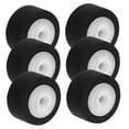 thumbnail image 5 of HOMEMAXS 6 Pcs Recorder Radio Pinch Roller 1.30X1.30X0.83CM Black, 5 of 8