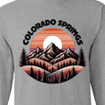 thumbnail image 4 of Inktastic Colorado Springs Colorado Mountains Long Sleeve T-Shirt, 4 of 5