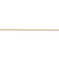 thumbnail image 3 of 14k Yellow Gold 18 Inch 1mm Octagonal Cubetto Omega Snake Chain Necklace Pendant Charm, 3 of 9