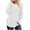 White, variant on Women's Plus Size Sweater Tops Long Sleeve Soft Comfy Crewneck Shirts Casual Loose Fitting Pullover Tunic Tops Coffee S