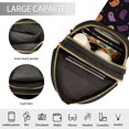 thumbnail image 3 of FORMRS Womens Crossbody Sling Bag Travel Daypack Shoulder Chest Backpack, Halloween Purple Ghosts, 3 of 7