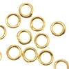 22K Gold Plated Closed 4mm Jump Rings 20 Gauge (20)