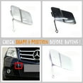 thumbnail image 5 of Trimla Front Tow Cover Fit 08-11 Mercedes Benz GLK X204 for GLK200 GLK220 GLK250 GLK280 GLK300 GLK350 2008 2009 2010 2011 bumper towing Hook Eye Cap A2048850224, 5 of 5