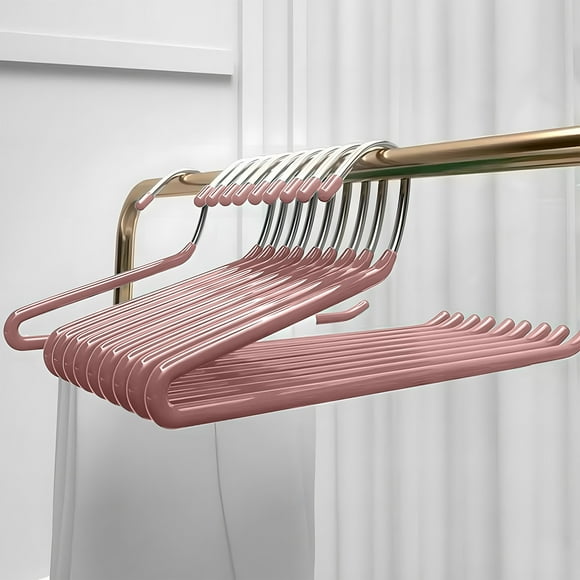 tumgatte Hanging Trouser Rack for Home Use Non Marking Trouser Rack Non Slip Dip Plastic Hanger Flash Deal