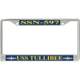 thumbnail image 1 of USS Tullibee SSN-597 License Plate Frame, 1 of 1