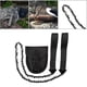 thumbnail image 1 of Moto de bolsillo, cadena de con correas de mano de 103 cm de largo, equipo de supervivencia para acampar Negro Cola Motosierra de bolsillo, 1 of 8