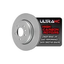 UltraHC Coated High Carbon Brake Rotor, Rear UR003037, BMW 528i 2009-2008