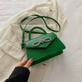 thumbnail image 1 of Bolso de mano suave, moderno, sencillo y elegante, nuevo bolso de mensajero versátil de un solo hombro de principios de primavera 2025, bolso cuadrado pequeño para mujer, 1 of 5