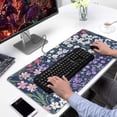 thumbnail image 2 of Long Mouse Pads for Desk,Pioneer Flower Floral Print Pattern Desk Mats on Top Of Desks, Desk Mouse Pad Extra Large with 3mm Non-Slip Base and Stitched Edge for Gaming,Office,Work,Home 31.5"x15.7", 2 of 6
