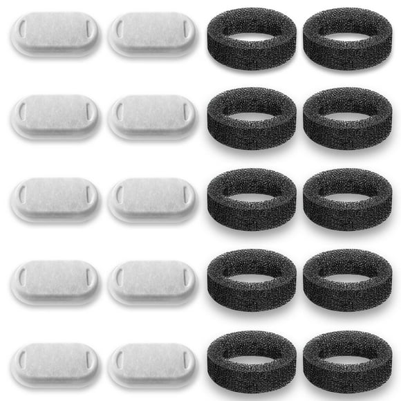 Paquete de 10 filtros para fuentes de agua Cat para TOMXCUTE/SOOFPET 3.2 L