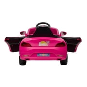 6V Barbie Convertible Ride on Car, Battery Powered Toy, Kids Ages 3+, Remote Control