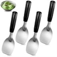 thumbnail image 1 of Paquete de 4 Palas para Helado Resistentes de Acero Inoxidable, Planas, para Postres Duros y Cortadoras de Mantequilla., 1 of 5