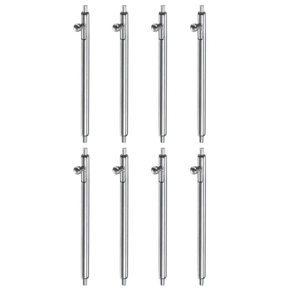 Uxcell 8pcs Quick Release Spring Bar 22mm Width 1.5mm Diameter Stainless Steel Watch Pins