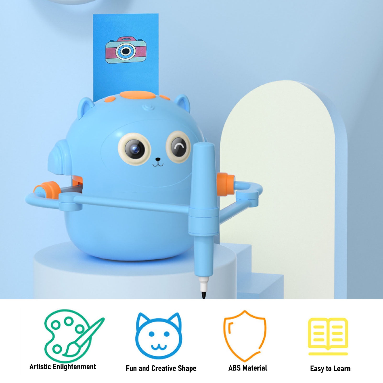 Smart Drawing Robot, Painting Robot Educational with Pens 100