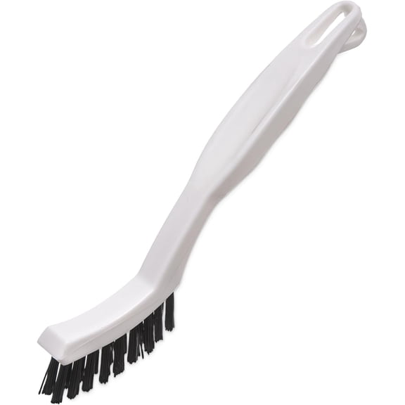Flo-Pac Grout Brush Crevice Brush, Detail Brush, Nylon, 8 Inches, White