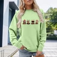 thumbnail image 2 of Christmas Sweatshirt Long Sleeve Crewneck Sweatshirt Festive Holiday Print Pullover Top Cozy Soft Casual Fashion Tunic Blouse For Seasonal Party Celebration And Daily Wear Christmas Sweater, 2 of 4
