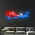 thumbnail image 5 of Handmadetneonsign WaterSkiing Neon Sign, WaterSkiing Led Sign, WaterSkiing Man Sign, Water Sport, 5 of 5