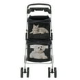 thumbnail image 6 of Zimtown 2-Wheeled Double Pet Stroller with Black Stroller Double-Decker Trolley (1 Pack), 6 of 9