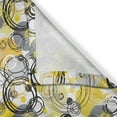 thumbnail image 3 of Ambesonne Geometric Kitchen Curtains, Sketchy Circles, 55"x39", White Beige, 3 of 3