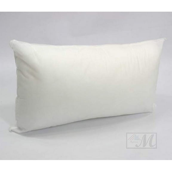 Mybecca 12 x 24 inches Pillow Sham Stuffer White Rectangular Hypoallergenic Throw Pillow Insert Premium Made in USA
