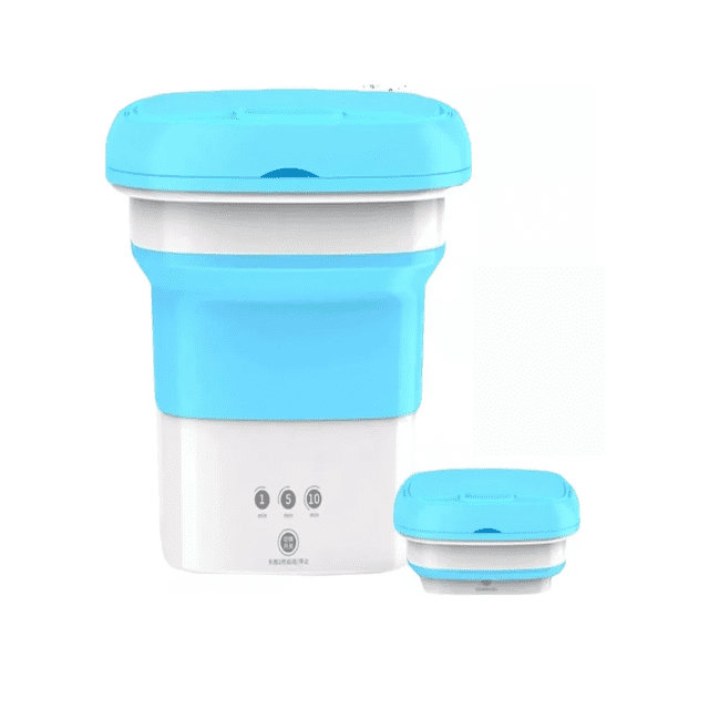 Mini Lavadora Portatil Secadoras Para Ropa Interior Calcetín Azul