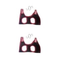 thumbnail image 2 of Billuyoard Hamaca para el cuidado de perros y gatos, XS-L, bolsa de sujeción antiarañazos para mordeduras, reparación de uñas para cachorros, Negro rojo XS 2piezas, 2 of 6
