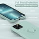thumbnail image 4 of Compatible with iPhone 13 Pro Max Case 6.7inch with Ring Kickstand ,Liquid Silicone,Microfiber Linner,Anti-Scratch Full-Body Shockproof Protective Cas, 4 of 4