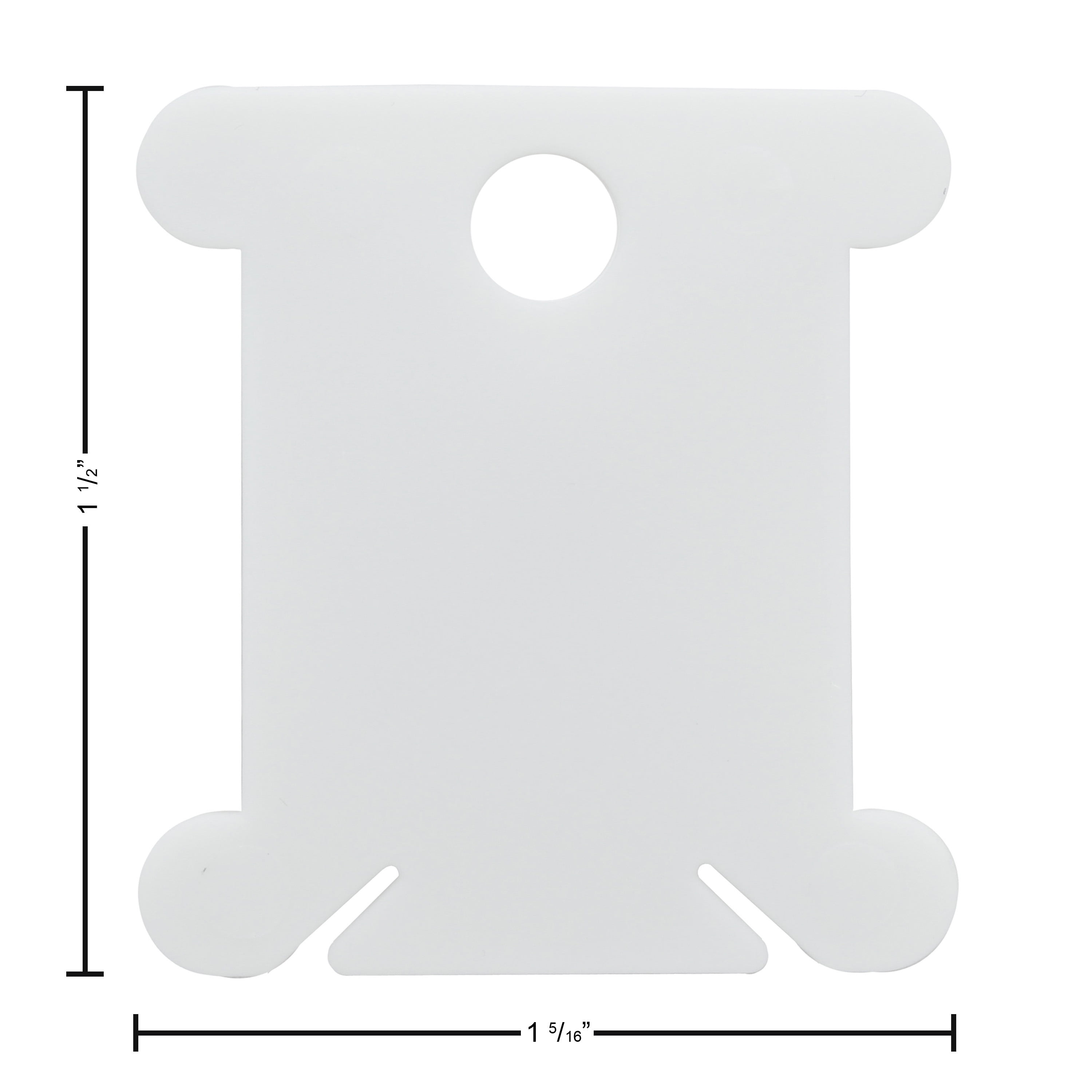 Essentials By Leisure Floss Bobbins Plastic Bulk 25pcw/rubber band