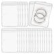 thumbnail image 1 of 100Pcs 2.8 X 4 Inch Jewelry Bags Clear Plastic Jewelry Bags, 1 of 5