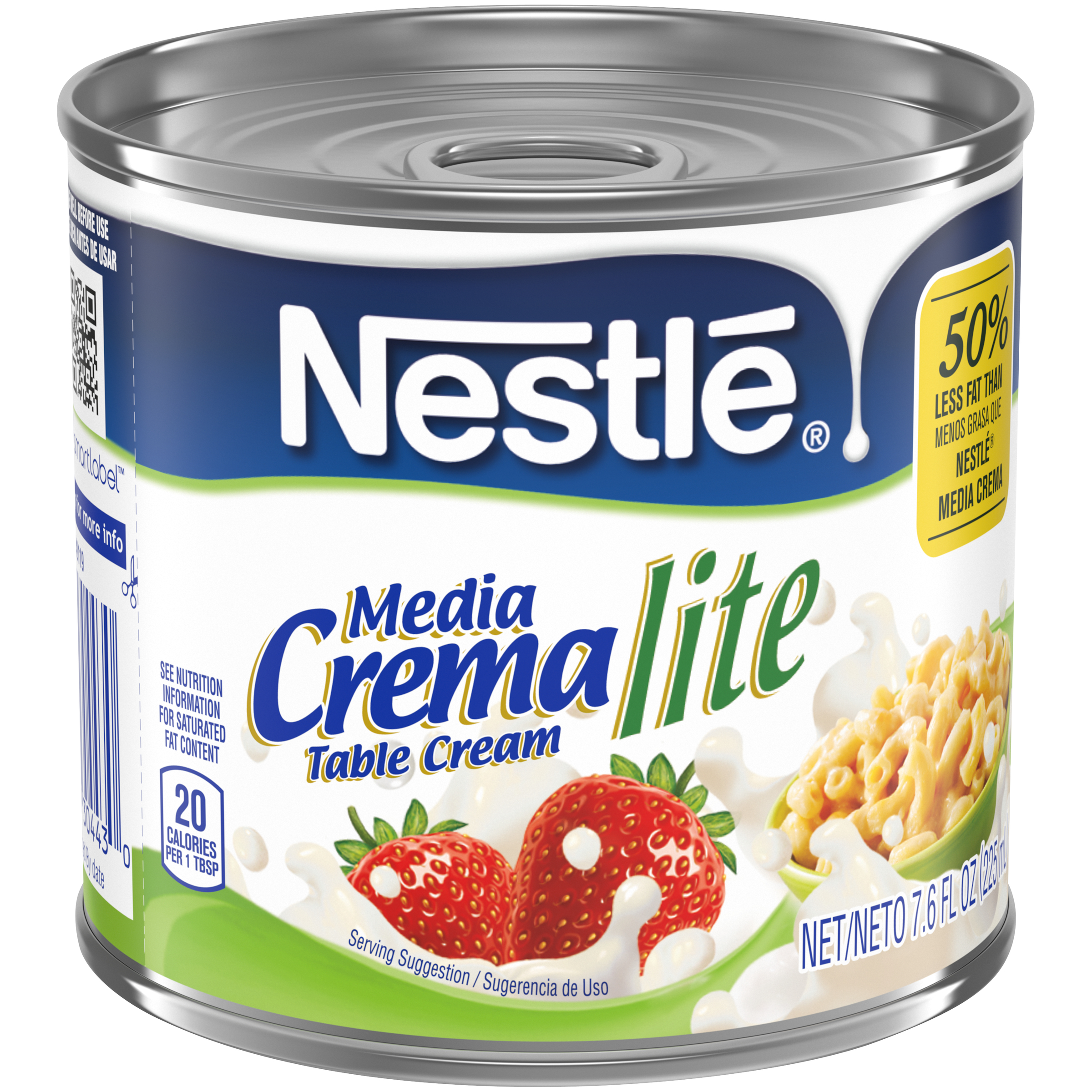 Crema MEDIA 50 Less Fat Lite Table Cream, 7.6 fl oz