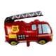 thumbnail image 3 of Transporte Película de aluminio Globo Avión Tren Coche de policía Autobús escolar Tanque Camión de bomberos Fiesta Decoración infantil Película de aluminio Gas, 3 of 5