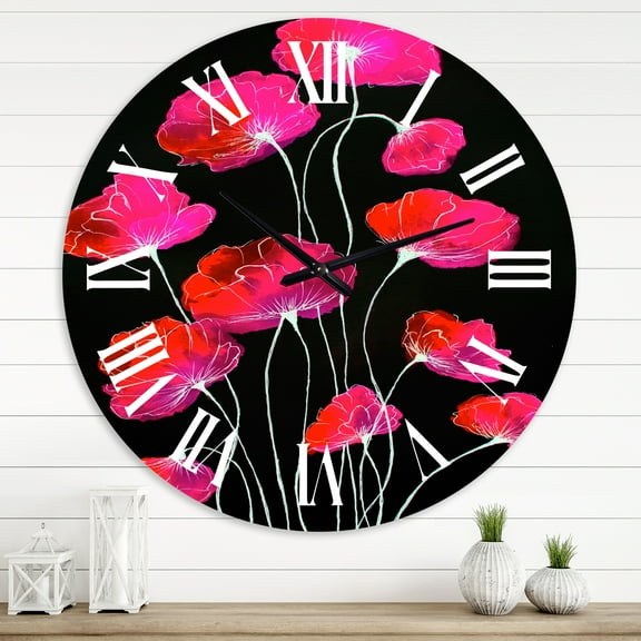 Designart 1 in Quartz Traditional Wall Clock