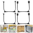 thumbnail image 4 of 4 Pcs Pieds de Table en Forme de U Pieds de Table en Métal pour Table Basse Lits Tables Tables Ordinateur Portable, 4 of 8