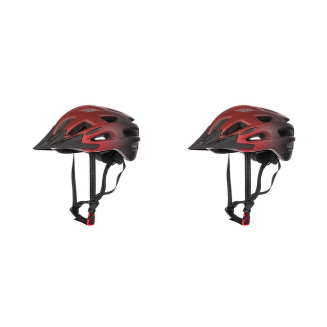 Eigraketly Casco de ciclismo cómodo para una experiencia de conducción mejorada Cascos de ciclismo Casco de bicicleta Cascos de bicicleta Negro negro rojo tamaño libre 2piezas