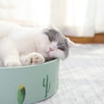 thumbnail image 5 of Cat Toy, Corrugated Cardboard Cat Catnip Scraper Nail Scraper Mat Kitten Bed Toy-Green-Large, 5 of 5