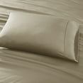 thumbnail image 3 of Madison Park 6-piece 800 Thread Count Cotton Blend Sateen Sheet Set, Queen - Khaki, Resistant to fading, shrinking and wrinkles, 3 of 7