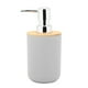 thumbnail image 1 of Juego De Baño De 6 Piezas Con Jabonera, Soporte Para Cepillo De Dientes, Taza De Enjuague, Botella De Loción, Escobilla De Baño, Práctico Juego De Inodoro Completo Hecho De PP, 1 of 7