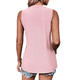 thumbnail image 2 of Camisas Casuales de Verano para Mujer, con Cuello Redondo y Mangas , Color Rosa, Talla L, 2 of 7