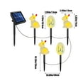 thumbnail image 3 of Upgraded 5-Pack Solar Easter Egg Stake Lights for Easter Decorations, Outdoor Waterproof Solar Easter Yard Stake Easter Lighted Egg Lights for Garden Patio Yard Pathway Lawn Decor (Rabbit+Egg+Carrot), 3 of 7