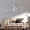 Silver, variant on UHUSE Vintage Mirror Wall Sticker 3D Acrylic Mural Decal Home Decor