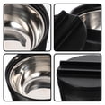 thumbnail image 3 of OULII 1 Ensemble de Seau à Riz Multifonction Conteneur de Stockage de Riz Noir Cuiseur Vapeur Fête, 3 of 8